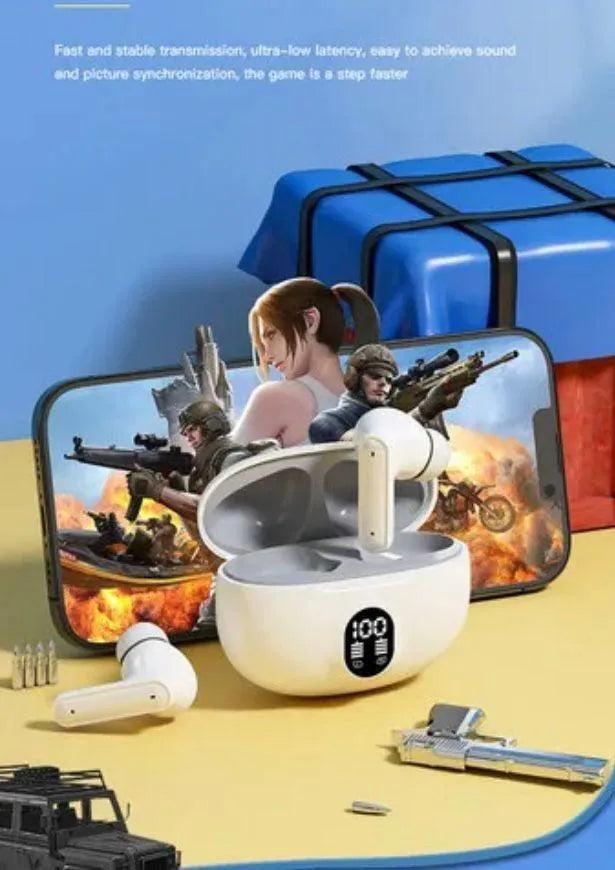 Wireless Bluetooth Earbuds with HD Sound & Charging Case