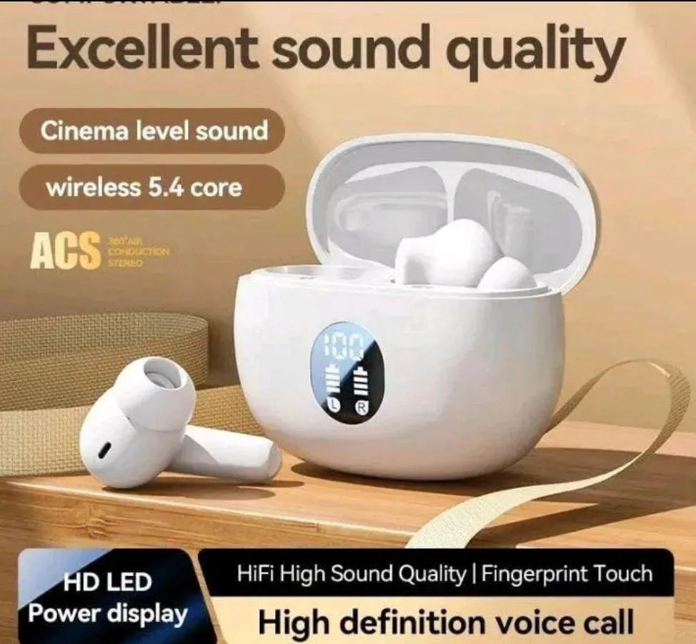 Wireless Bluetooth Earbuds with HD Sound & Charging Case